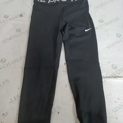 NIKE PRO BLACK LEGGINGS - KIDS LARGE