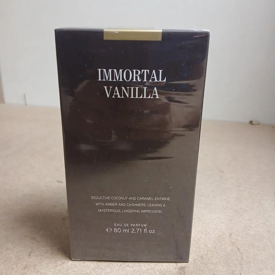 BOXED AND SEALED IMMORTAL VANILLA ZARA EAU DE PARFUM 80ML