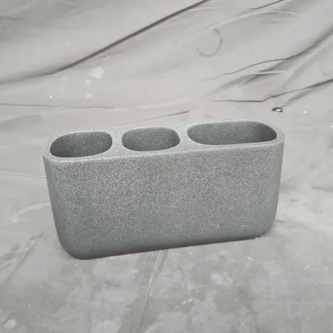 JOHN LEWIS DRIFT GREY TOOTHBRUSH HOLDER 