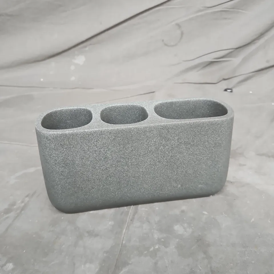 JOHN LEWIS DRIFT GREY TOOTHBRUSH HOLDER 