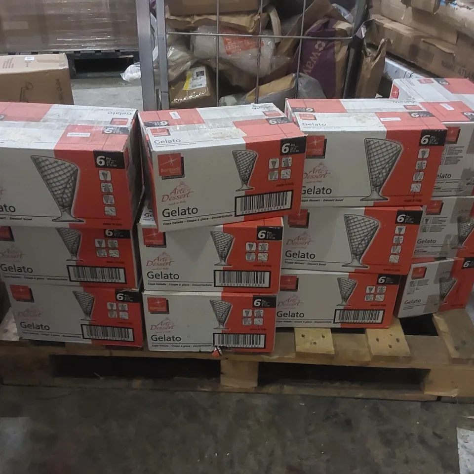 PALLET CONTAINING APPROXIMATELY 18x 6PCS BOXES OF BORMIOLI BROCCOLI 27CL MELATONIN DESSERT BOWLS 