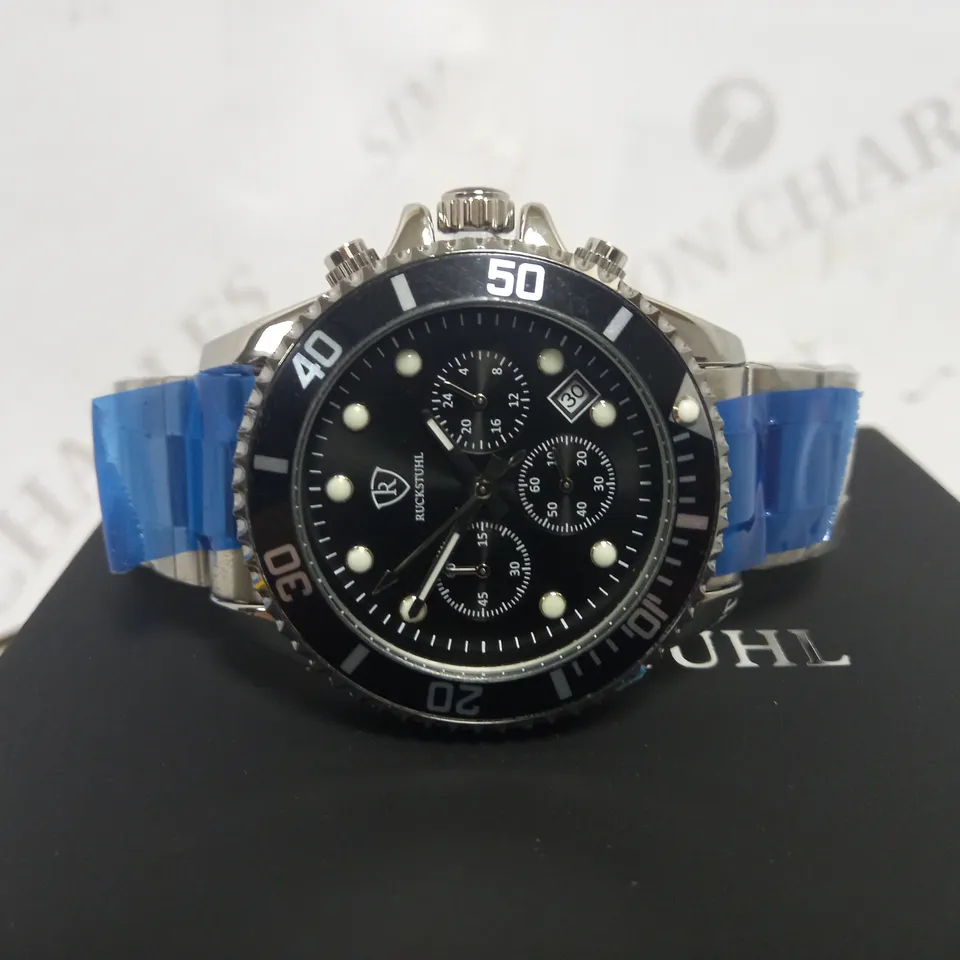 RUCKSTUHL CHRONOGRAPH STYLE BRACELET STRAP WATCH RRP £560