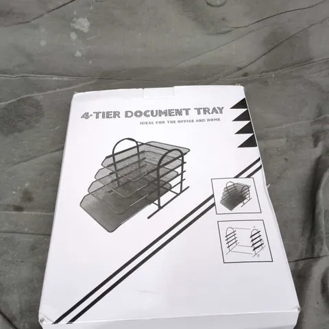 4-TIER DOCUMENT TRAY – OFFICE DESK ORGANISER