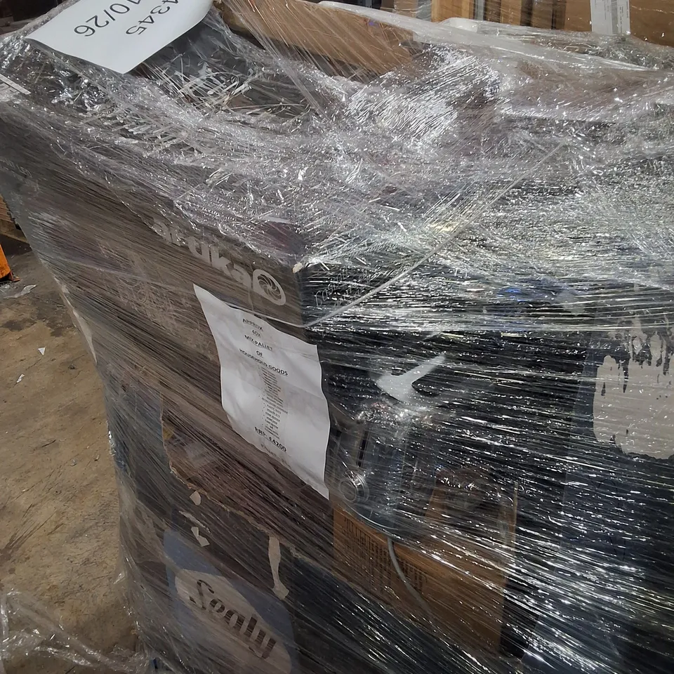 PALLET CONTAINING APPROXIMATELY 40 ASSORTED HOUSEHOLD ELECTRICAL & HOUSEHOLD GOODS