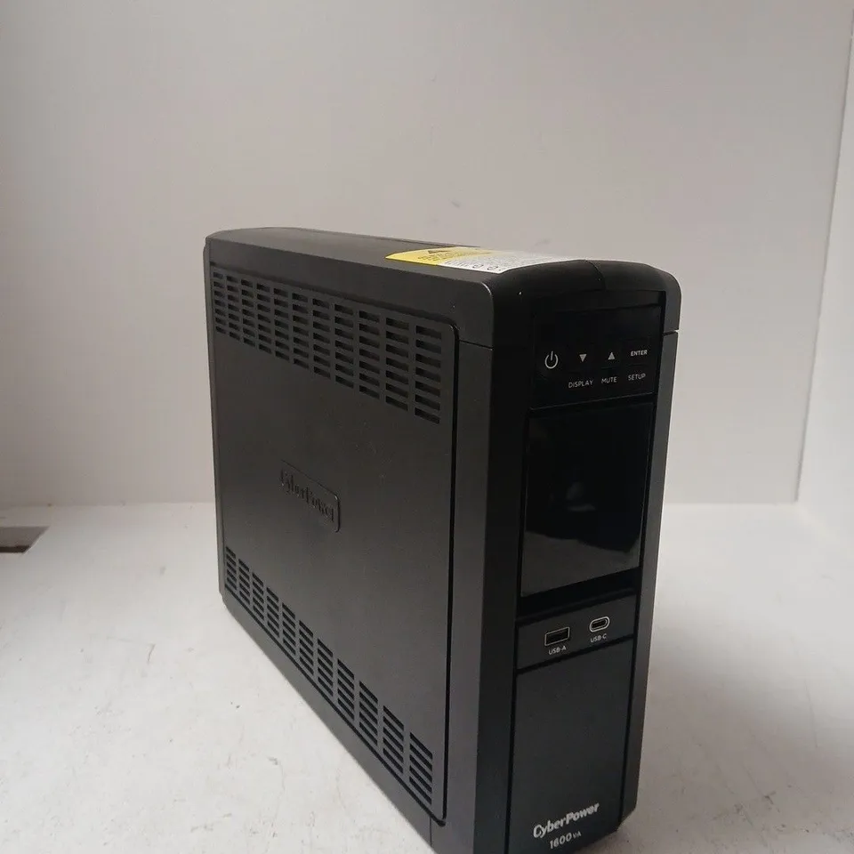 CYBERPOWER 1600VA UPS UNINTERRUPTIBLE POWER SUPPLY – BLACK