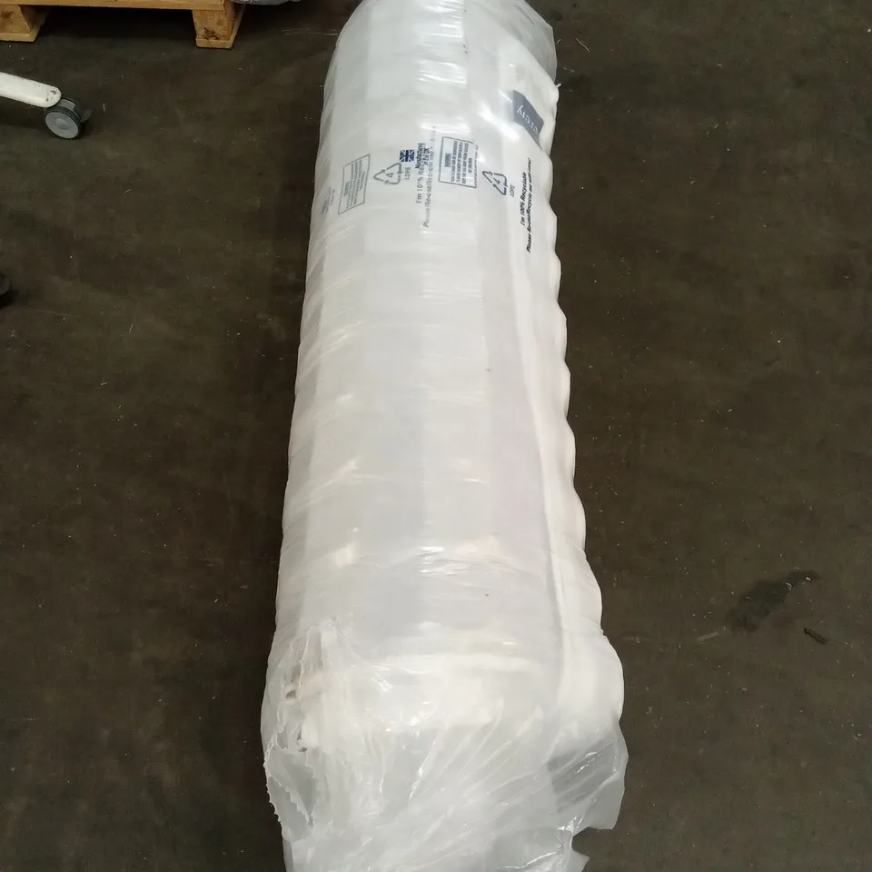 BAGGED AND ROLLED SERENITY COMFORT COIL SPRING AND ECO-FOAM HYBRID 135cm DOUBLE MATTRESS 