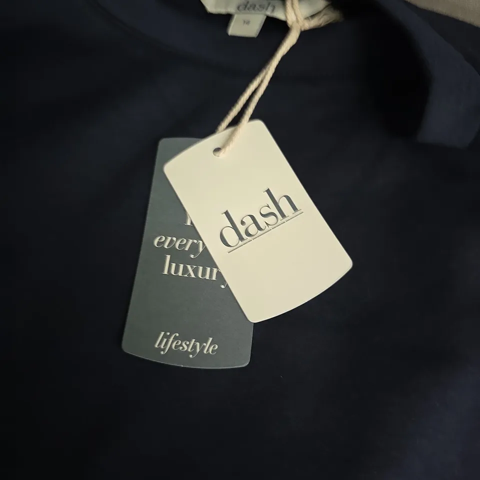 DASH LIFESTYLE NAVY LONG-SLEEVE TOP – SIZE P