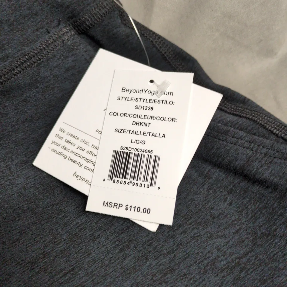 BEYOND YOGA WOMEN'S BLACK YOGA PANTS – SIZE L/G