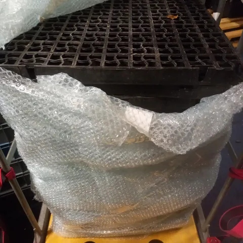 APPROXIMATELY 15 SERRATED SQUARE PLASTIC PANELS - COLLECTION ONLY