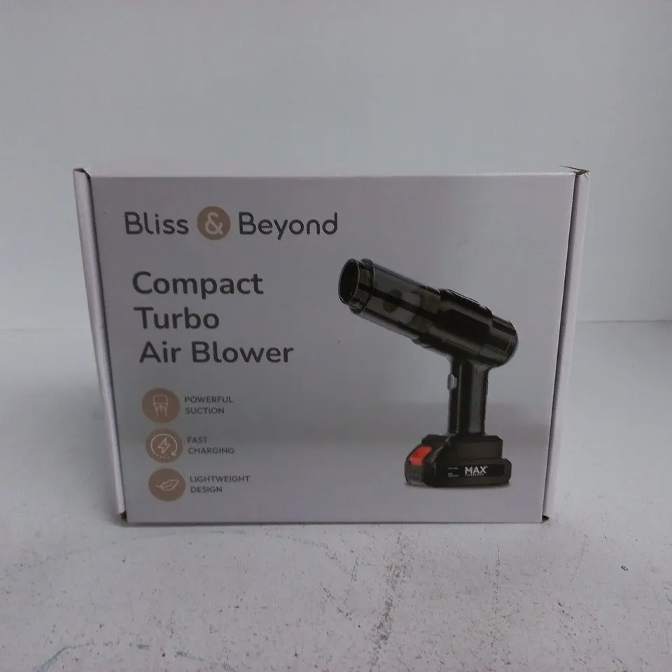 BOXED BLISS & BEYOND COMPACT TURBO AIR BLOWER 