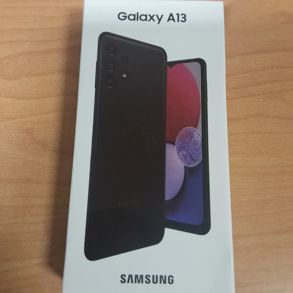 BOXED SAMSUNG GALAXY A13 64GB IN BLACK - SM-A137F