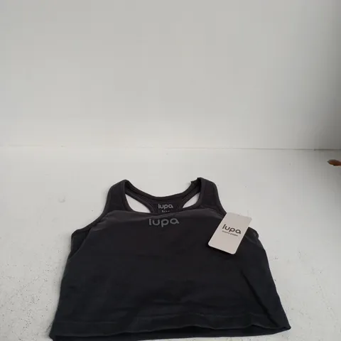 LUPA MILAN SOFT TOUCH VEST – BLACK – UK SIZE S
