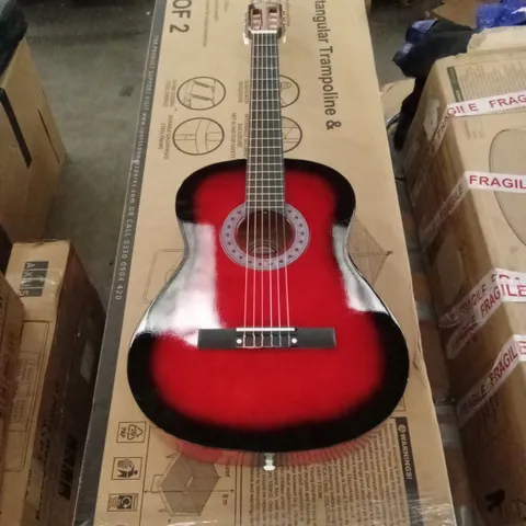 BOXED 3RD AVENUE FULL SIZE CLASSICAL GUITAR - REDBURST