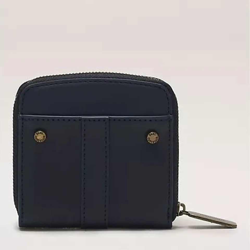 2 X PAUL COSTELLOE WESTERN LEATHER PURSE NAVY
