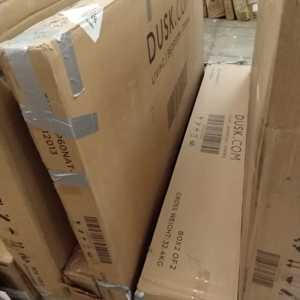 BOXED DUSK OTTOMAN STORAGE BED // SIZE: 6FT SUPERKING (2 BOXES)