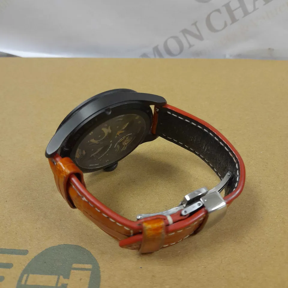 CHRISTOPHER WARD CHRONOGRAPH STRAP WATCH