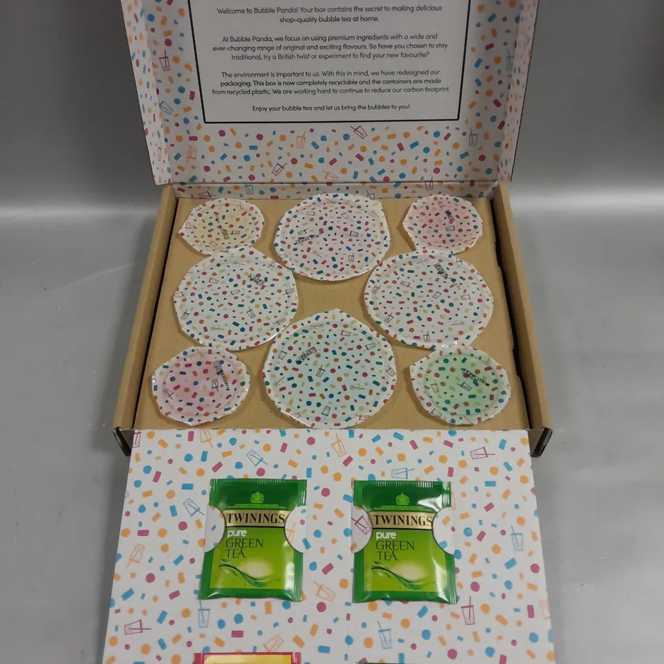BOXED BUBBLE PANDA BUBBLE TEA SELECTION BOX