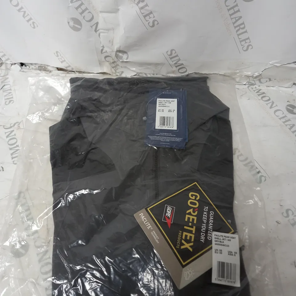 BERGHAUS MEN'S PACLITE PEAK VENT JACKET GREY FOR MOUNTAIN (XS)