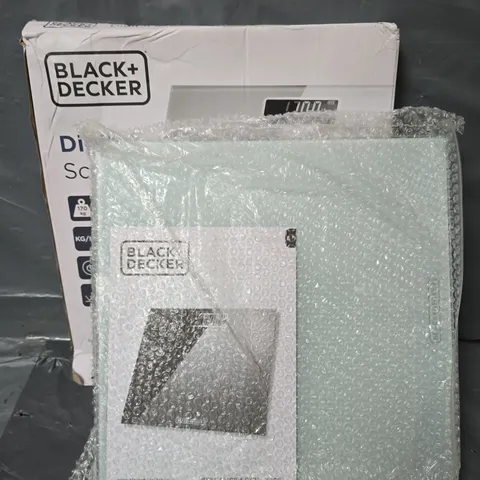 BOXED BLACK+DECKER DIGITAL SCALE 