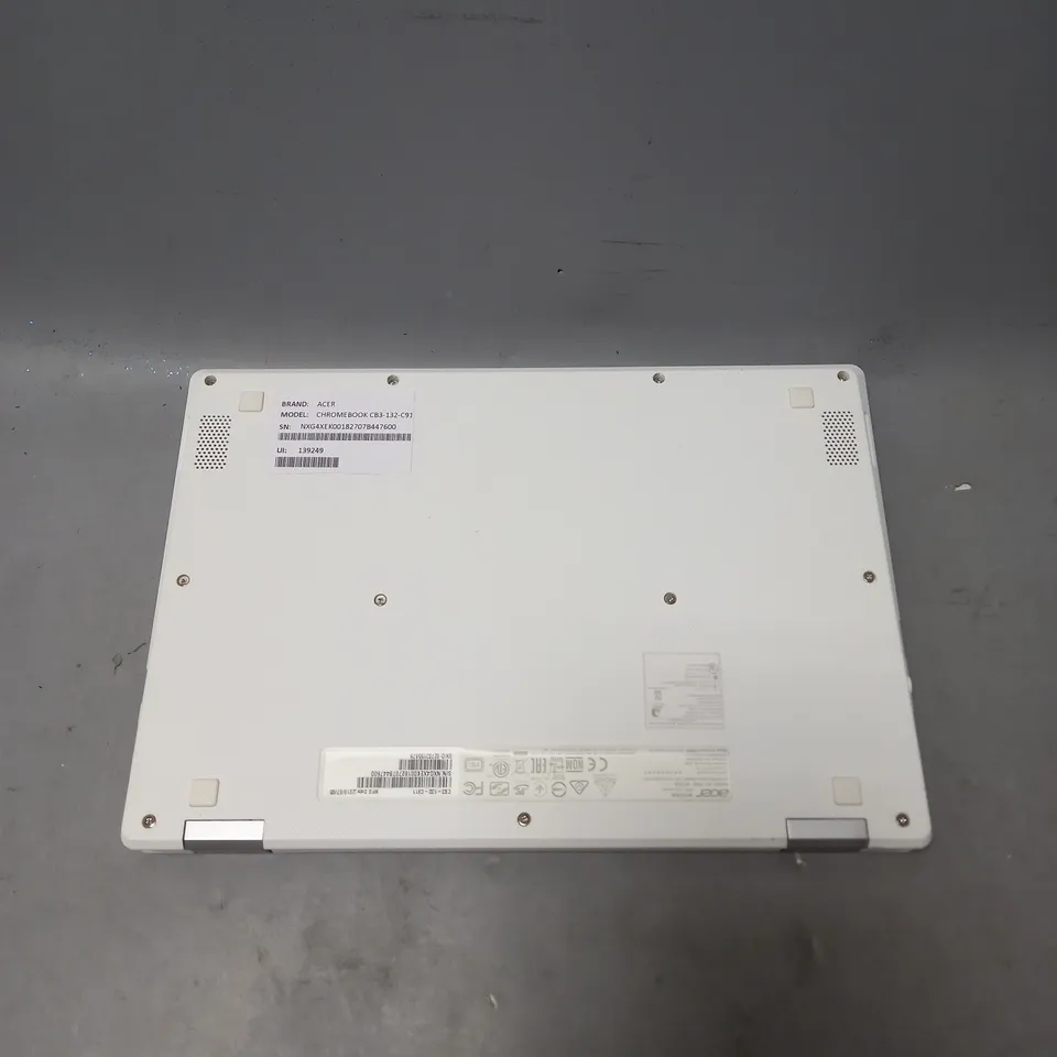 ACER CHROMEBOOK 11 CB3-132-C911 LAPTOP IN WHITE