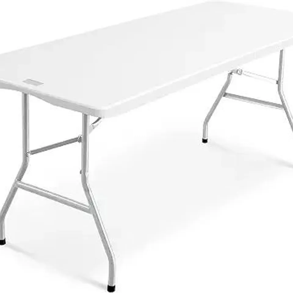 FINE GARDEN 6FT HEAVY-DUTY FOLDING TABLE – WHITE, BOXED