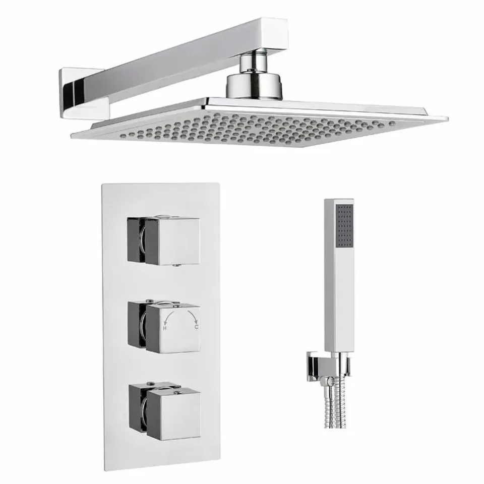 BOXED CLORA MIXER SHOWER WITH FIXED SHOWER HEAD