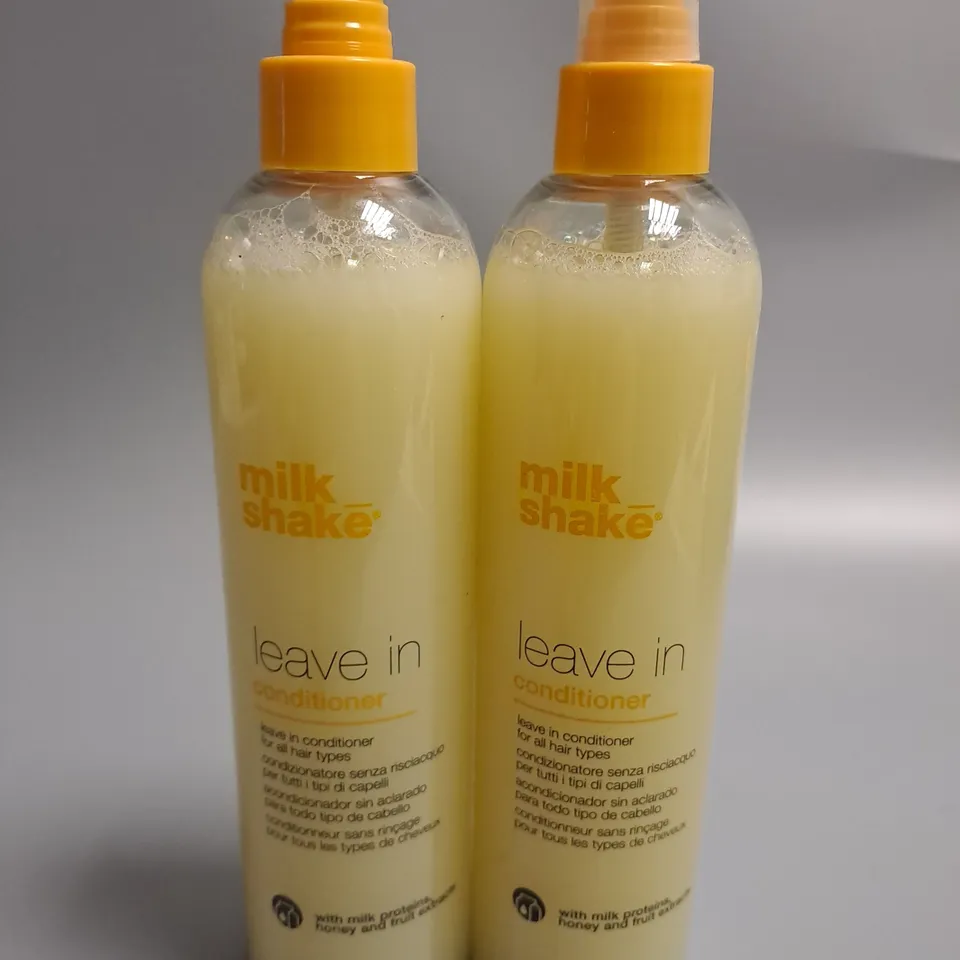 LOT OF 2 MILK SHAKE 350ML LEAVE IN CONDITIONERS