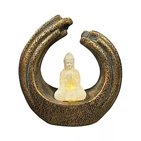 GARDEN REFLECTIONS SOLAR BUDDHA