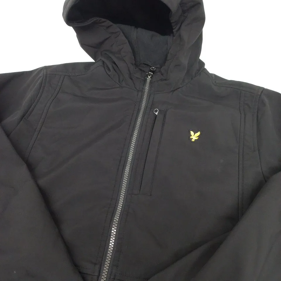 LYLE & SCOTT BLACK ZIP HOODIE JACKET – SIZE 14/15 YRS