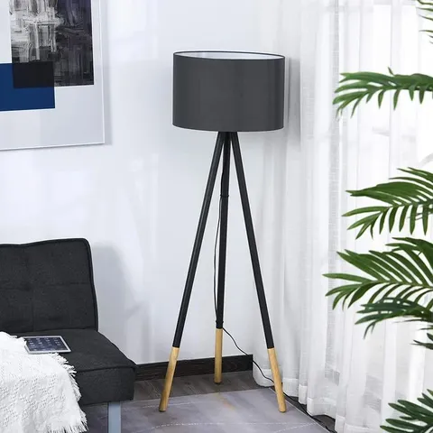 BOXED WHITTINGTON 153CM TRIPOD FLOOR LAMP (1 BOX)