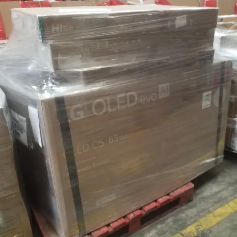 PALLET CONTAINING 9 ASSORTED DAMAGED TVS