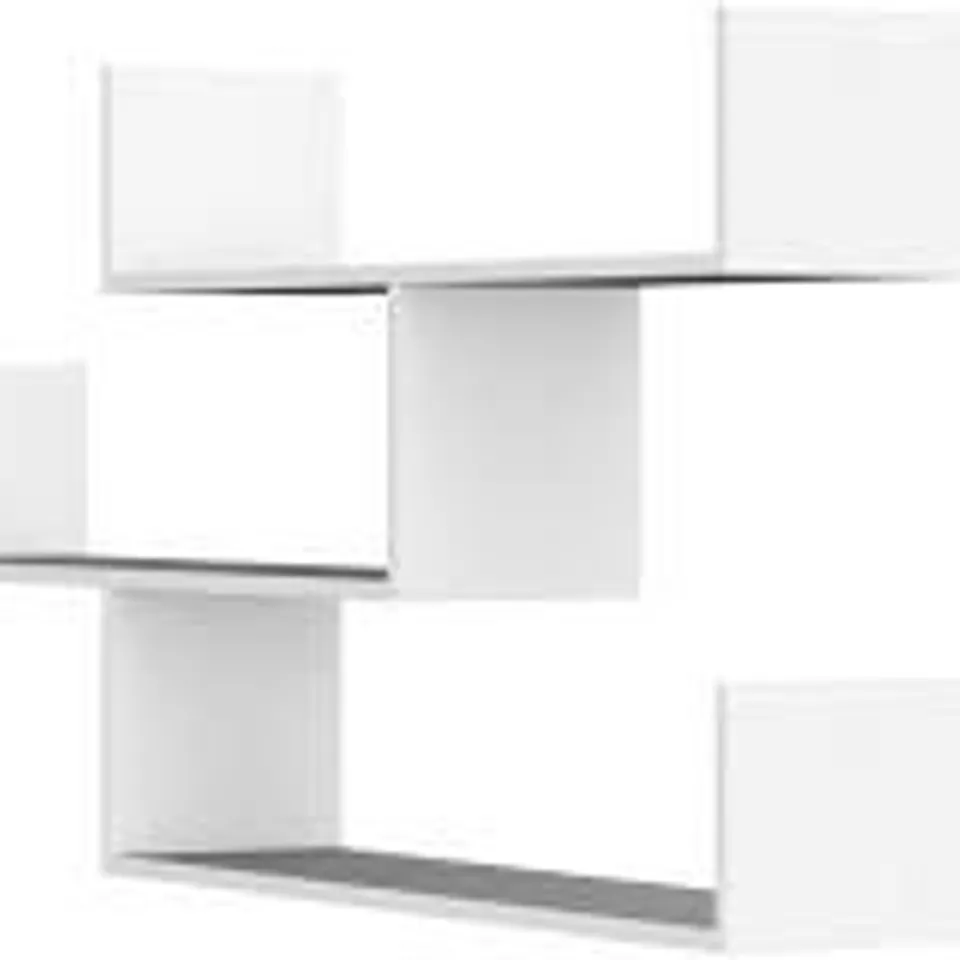 BOXED KASSI WALL SHELF FINISH WHITE 
