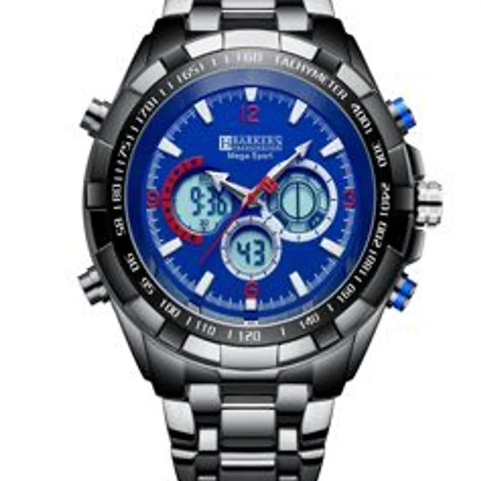 BARKERS OF KENSINGTON MEGA SPORT BLUE MENS WATCH