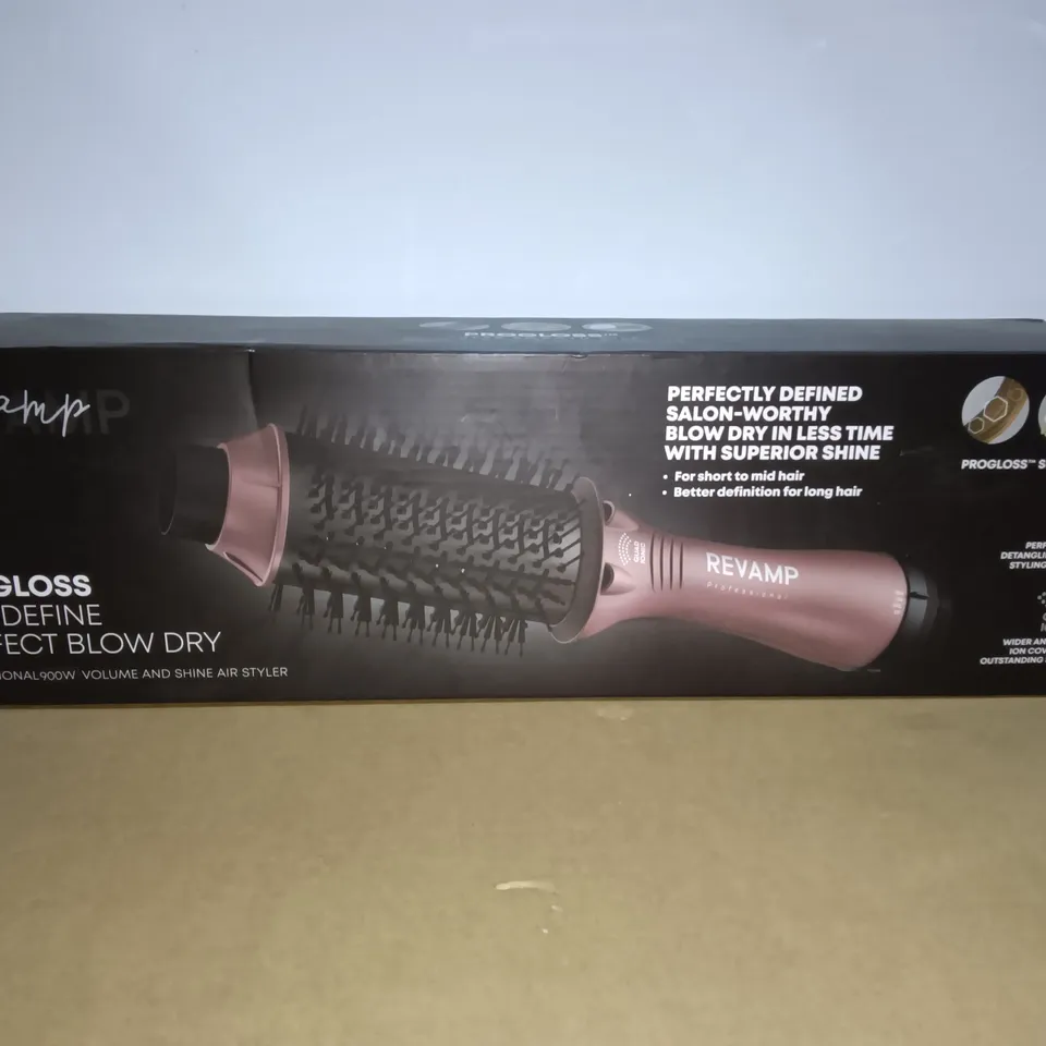 BOXED REVAMP PROGLOSS PRO DEFINE 900W AIR STYLER