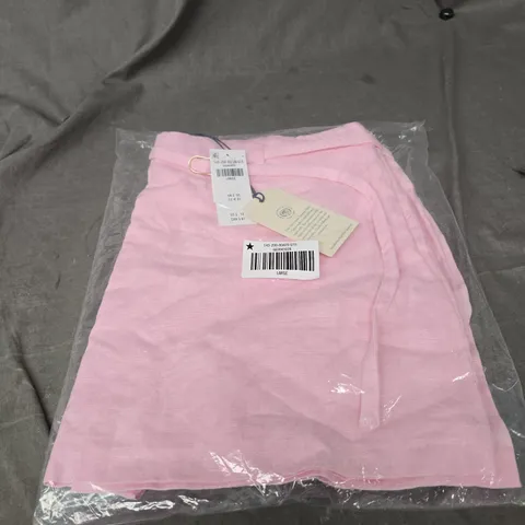 THE A&F LINEN COLLECTION PINK SHORTS SIZE L