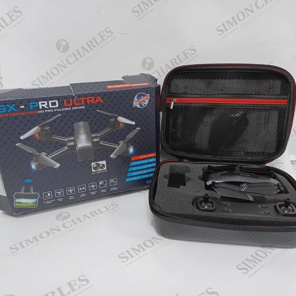 BOXED RDM GX-PRO ULTRA NEXT GENERATION HD PRO FOLDING DRONE 
