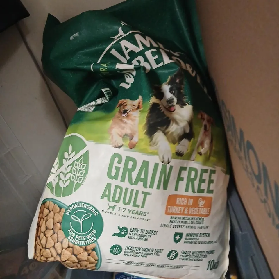 JAMES WELL BELOVED GRAIN FREE ADULT DOG FOOD 10KG