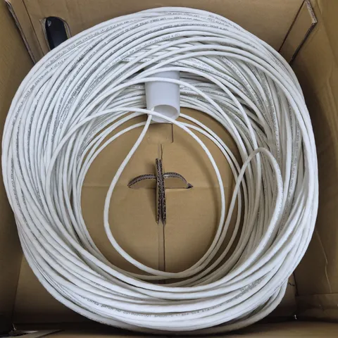 BOXED EXCEL NETWORKING CAT6A LAN CABLE IN WHITE