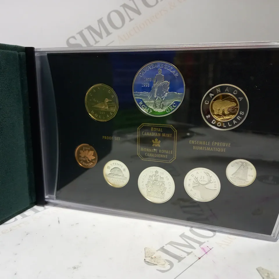 BOXED 1998 ROYAL CANADIAN MINT PROOF SET 