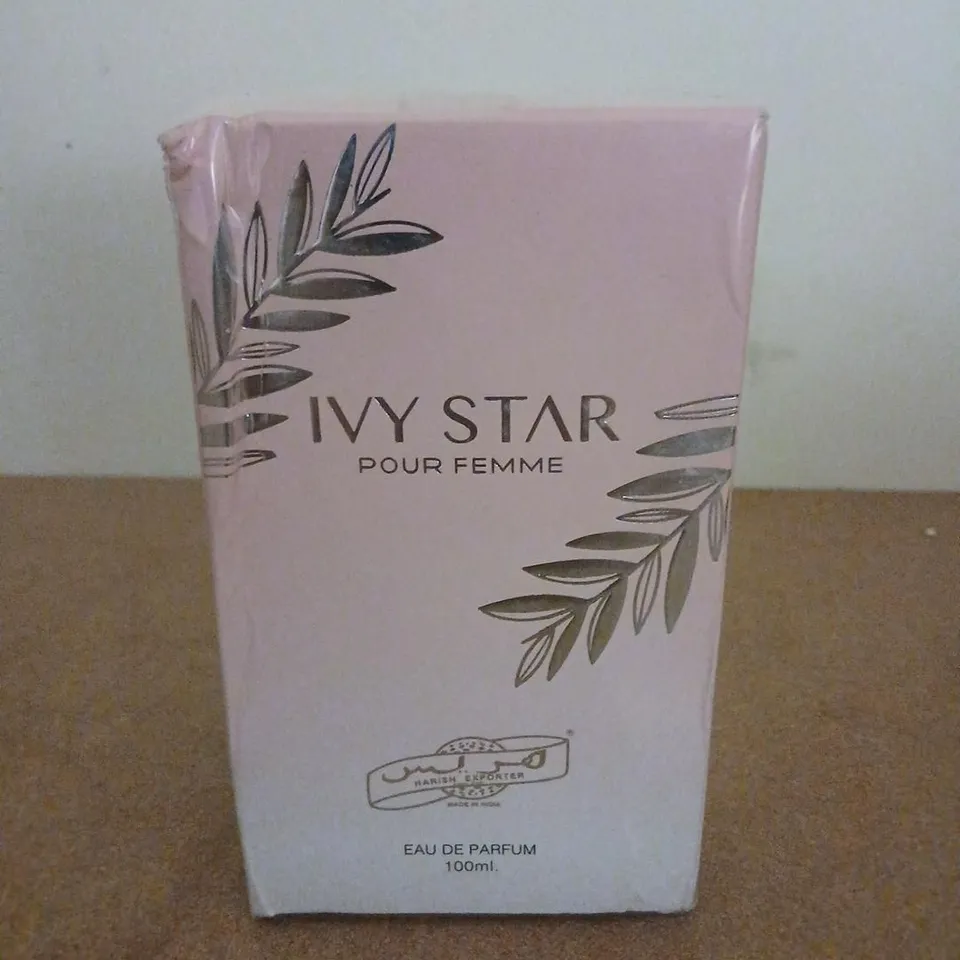 BOXED AND SEALED IVY STAR POUR FEMME HARISH EXPORTER EAU DE PARFUM 100ML