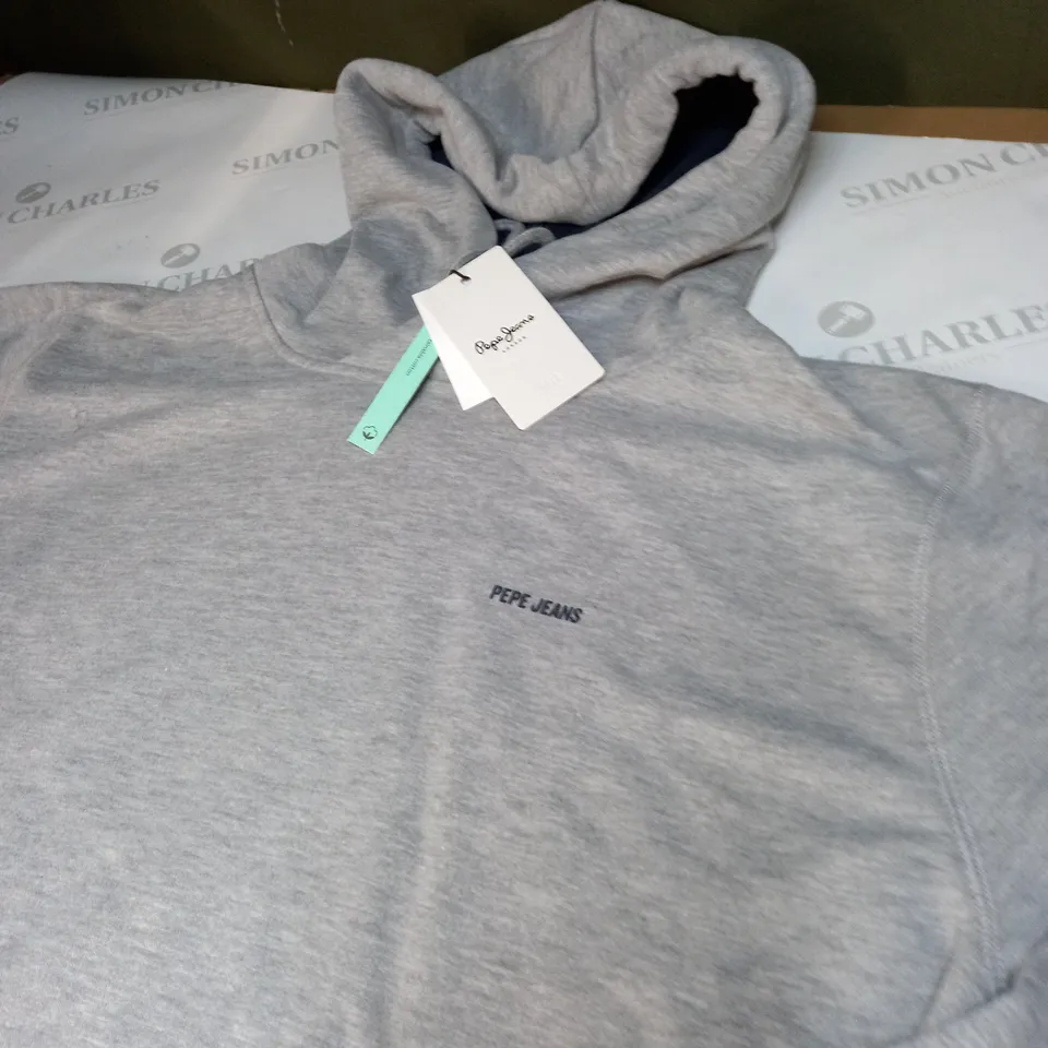 PEPE JEANS GREY HOODIE SIZE XXL