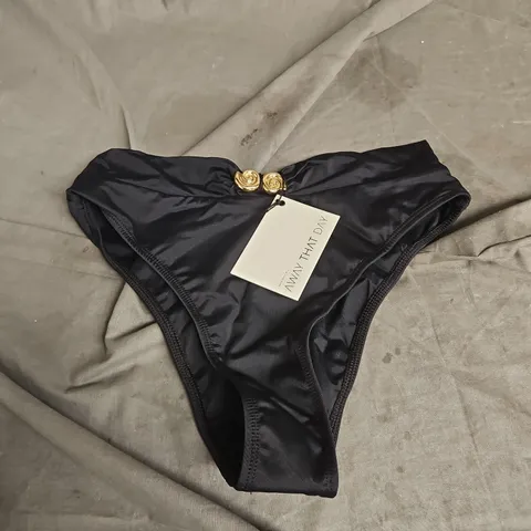 AWAY THAT DAY ISOLA BELLA SWIM BOTTOM IN BLACK SIZE M