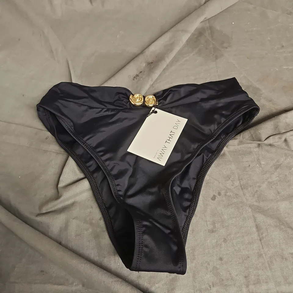 AWAY THAT DAY ISOLA BELLA SWIM BOTTOM IN BLACK SIZE M