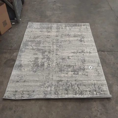 MANZANARES POWER LOOM GREY IVORY RUG - 130 X 180CM