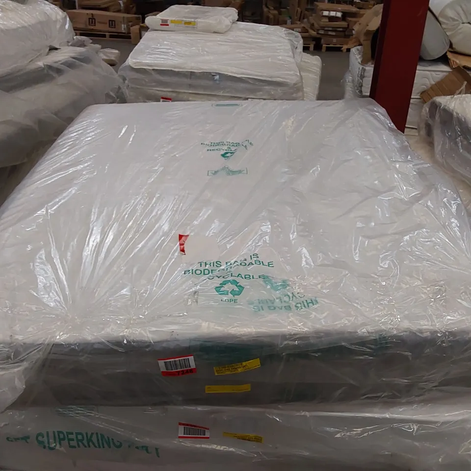 QUALITY BAGGED 4'6" DOUBLE BOCANEGRA POCKET SPRUNG MATTRESS 