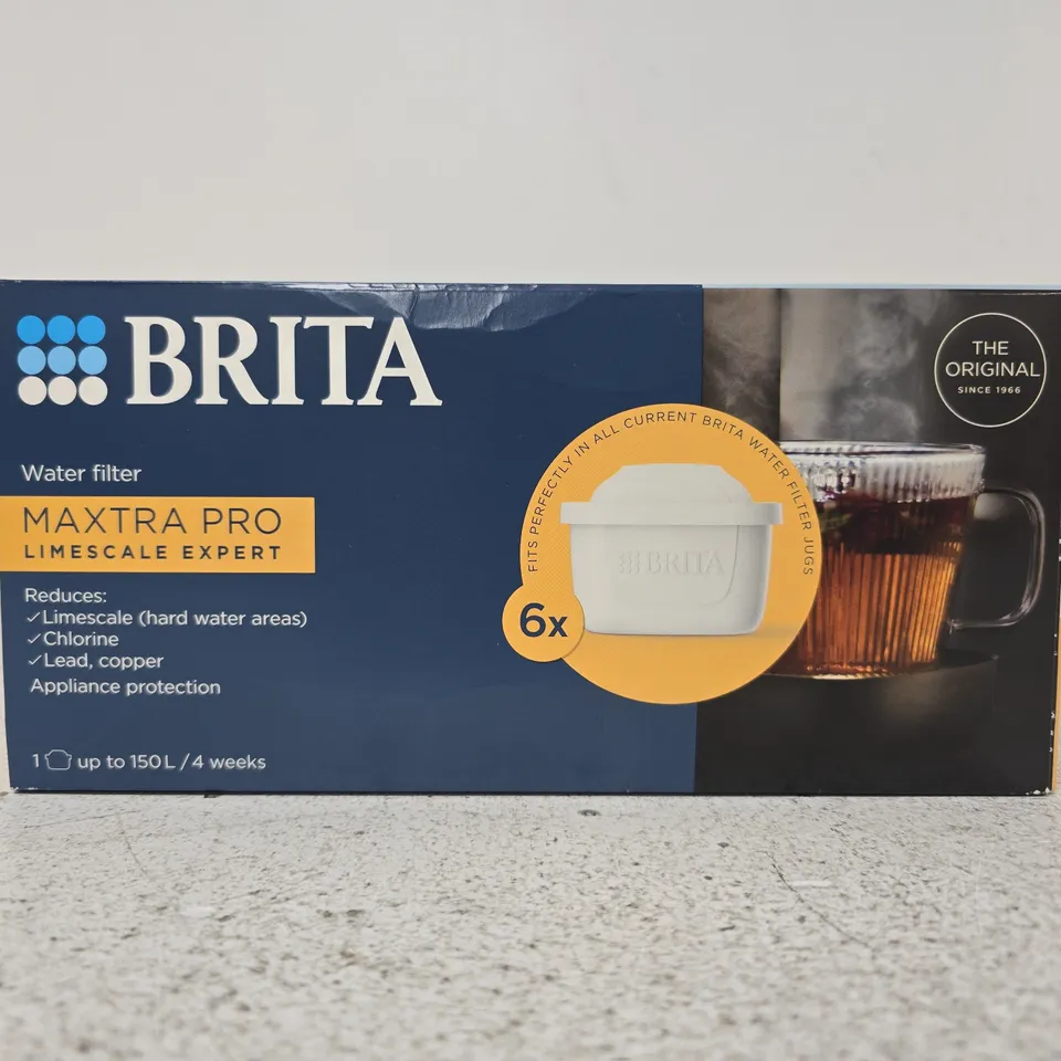 BRITA MAXTRA PRO WATER FILTER CARTRIDGES – 6-PACK