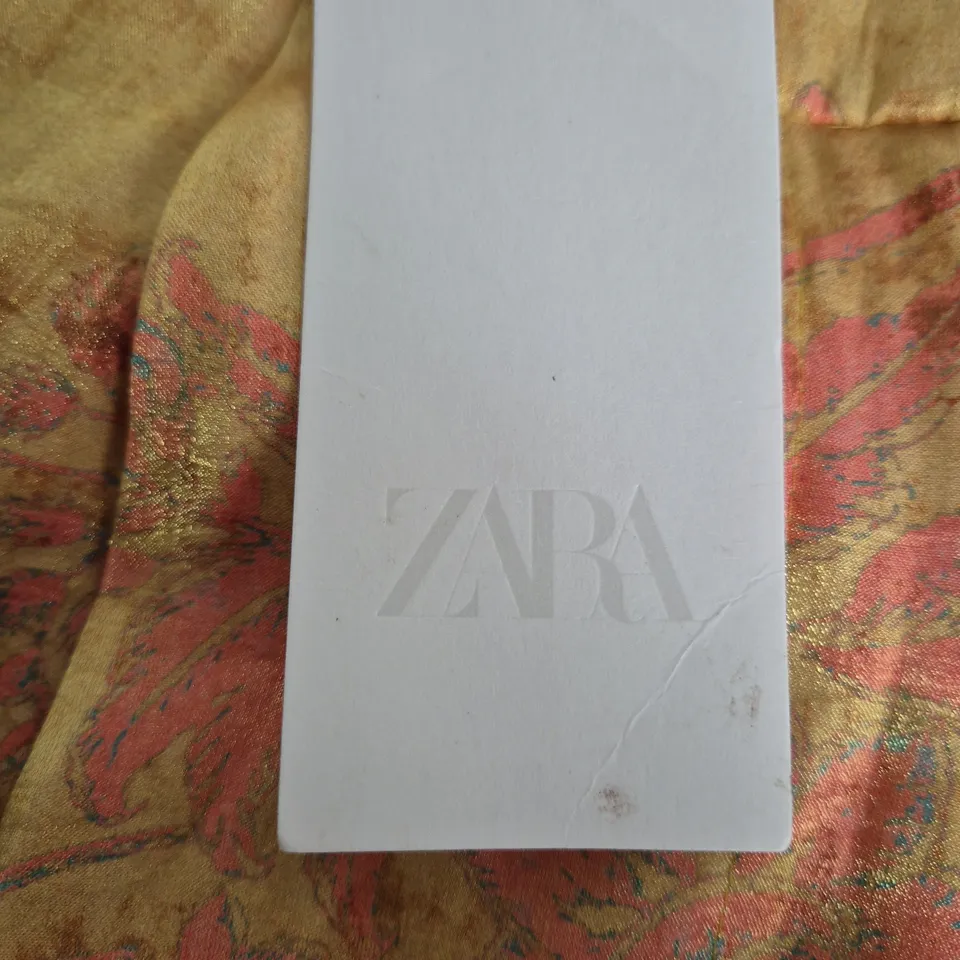 ZARA FLORAL PRINT PANTS– XS