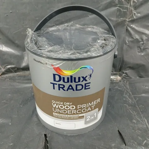 SEALED DULUX TRADE QUICK DRY WOOD PRIMER UNDERCOAT - WHITE 