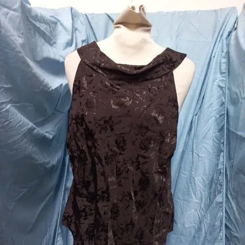 NOBODY'S CHILD LEILA TOP – CHOCOLATE, UK 10
