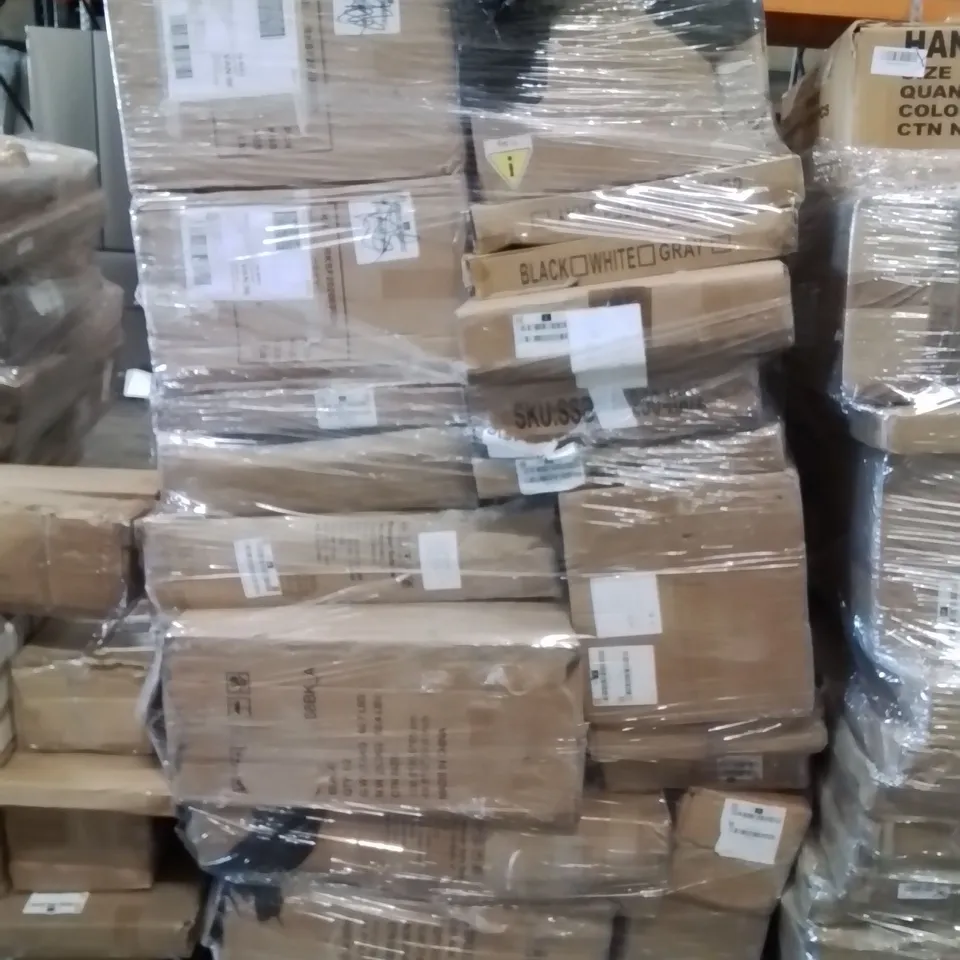 PALLET CONTAINING VARIOUS ASSORTED SOFA BED PARTS AND KITCHEN ORGANISERS